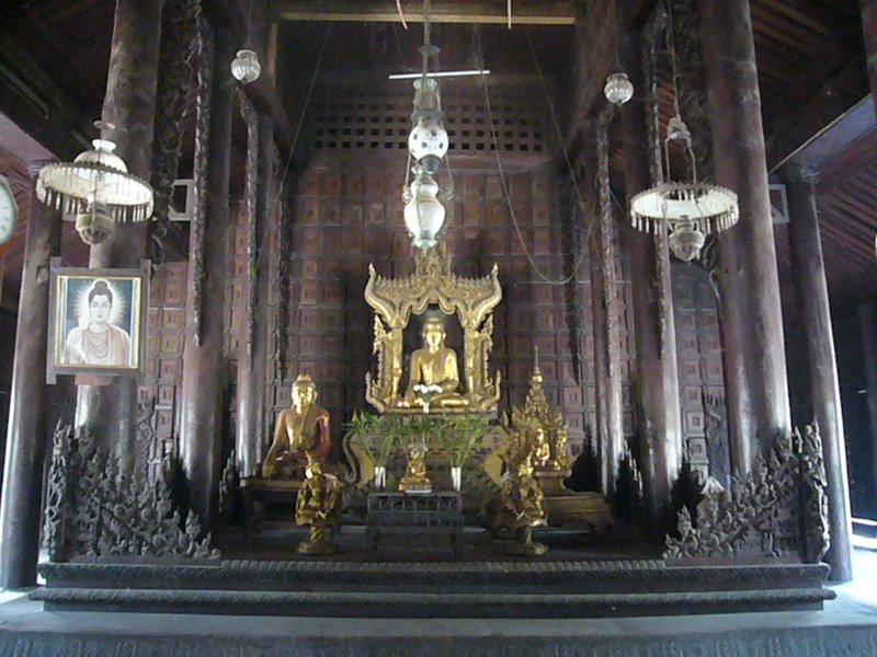 Travel - Myanmar - Mandalay - Trishaw Daytrip - Monastery